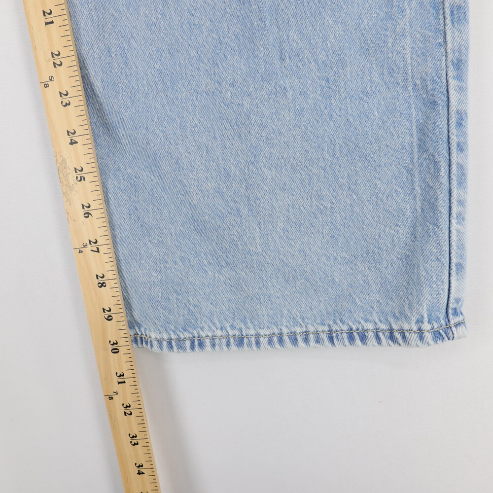 Levis Cinch Baggy Jeans Womens 26x31 Blue Light Wash High Rise Wide Leg - Picture 8 of 13
